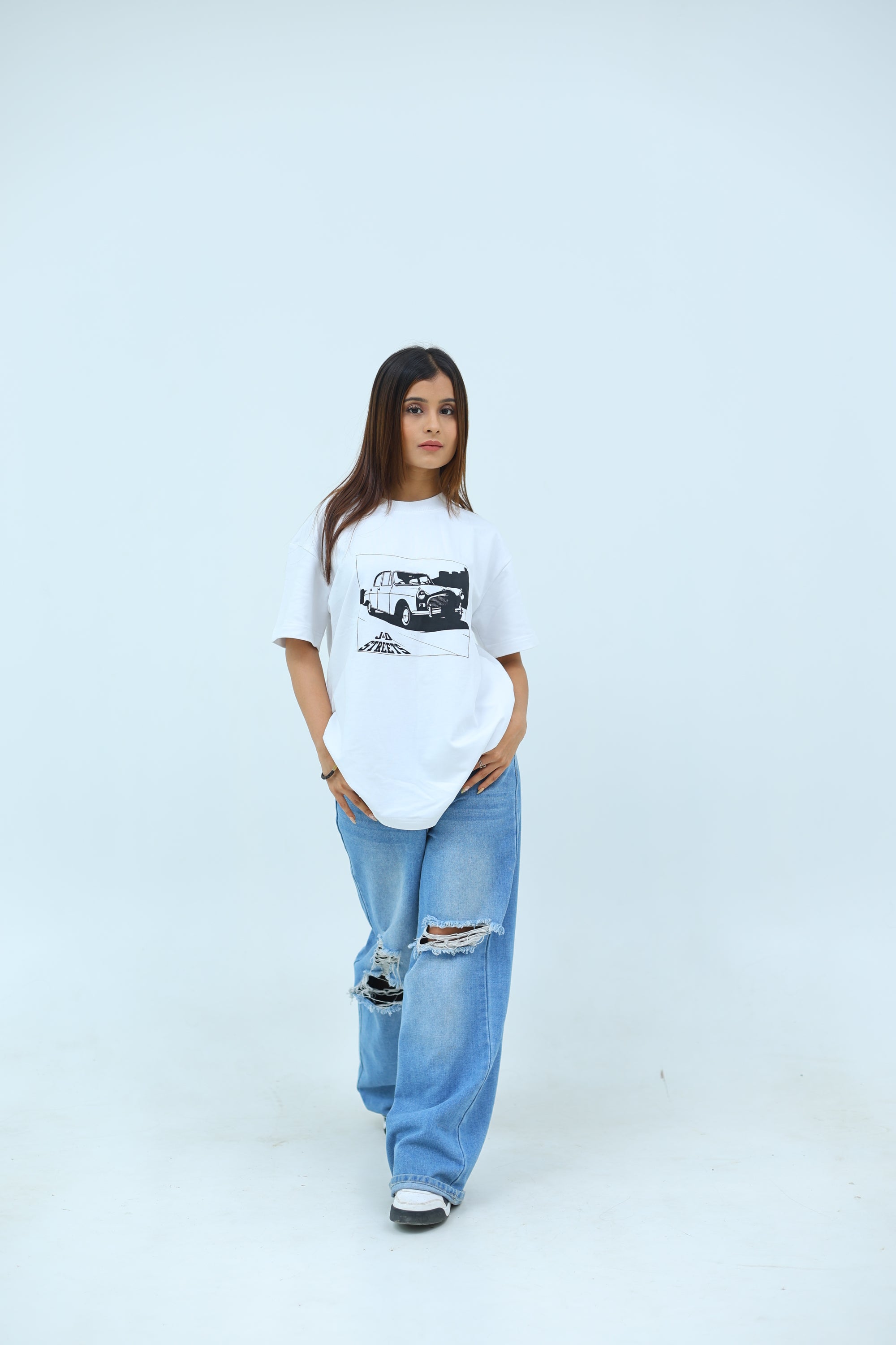 Oversized fit printed T-shirt