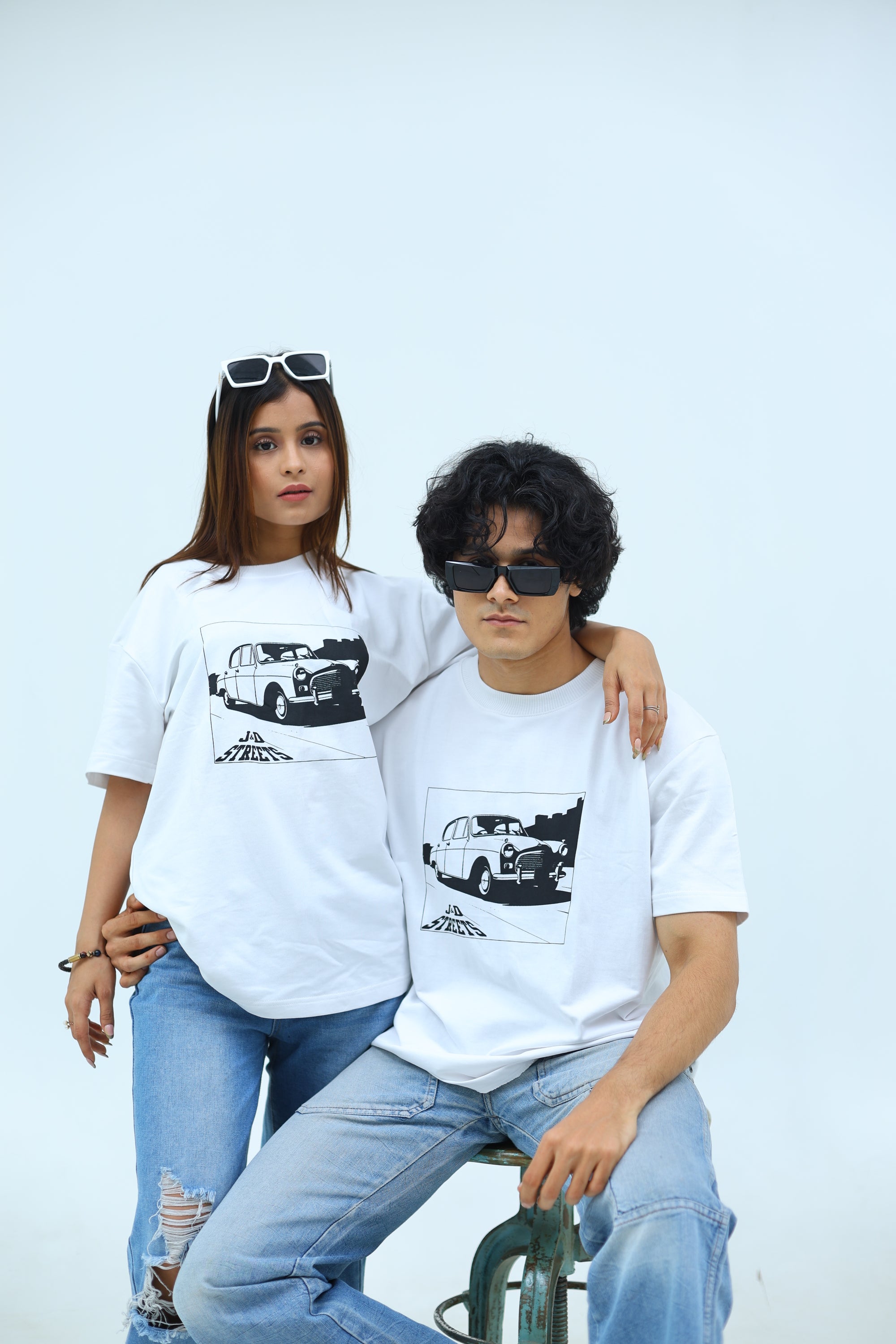 [ JEANS] Big printed T-shirt ★大人気★ Oversized fit printed T-shirt – J&D Streets