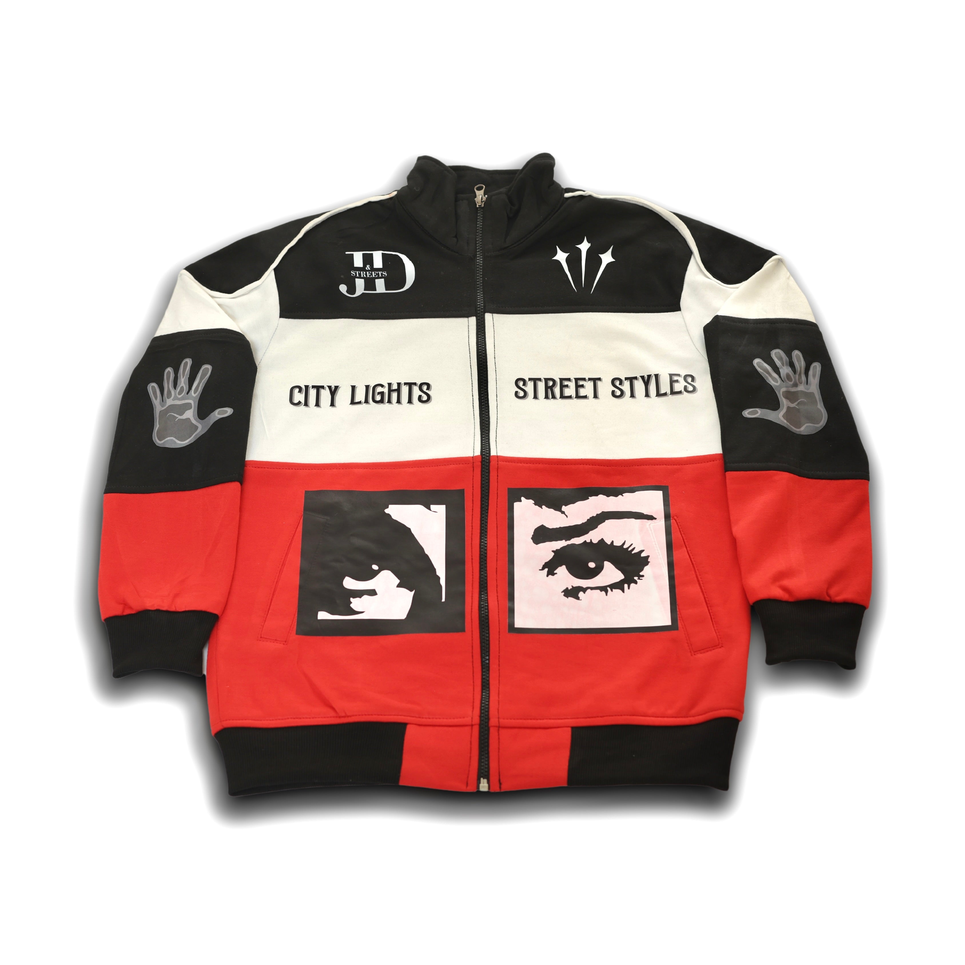 Full Sleeve Colorblock Retro Jacket